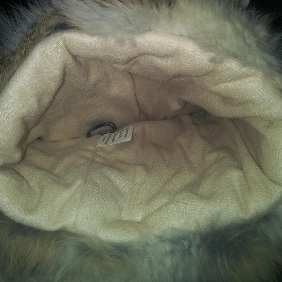 New Rabbit Fur Trapper Hat/Leg Warmers - Must Go!! - Picture 5 of 7